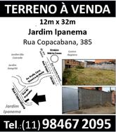 Vendo Terreno Jd. Ipanema