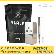 Kit Terere Black Hookah - Menta Black Bomba - Alex Imports