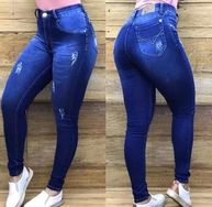 Calça Jeans Feminina Cintura Alta. com Elastano. Direto de Fabrica