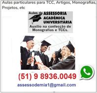 Aulas Particulares para Tcc, Artigos, Monografias, Projetos, Etc