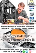 Conserto de Computador e Notebook em Bauru