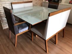 Fotos Similares: Mesa de Jantar com 6 Cadeiras 