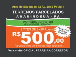 Loteamento, Lotes, Terrenos, Expansão Av. João Paulo Ii, Lig.parreira