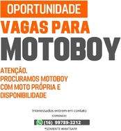 Vaga para Motoboy