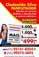 Super Promoção! Imperdível! Panfletos+cartão de Visita+panfletagem