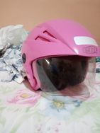 Capacete para Moto Seminovo Rosa