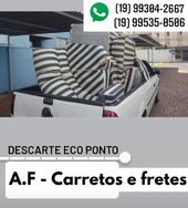 Carreto Descarte de Móveis em Eco Ponto Campinas