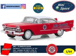 Greenlight 1957 Plymouth Savoy Logo Red Crown 1/64