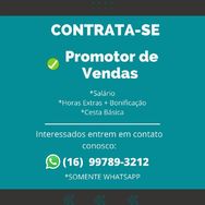 Vaga para Promotor de Vendas