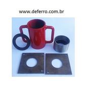 Caneca Rosca Luva Porca Kit de Rosca P Escora Metalica em Maricá