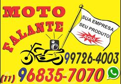 Moto Falante Melhor Que Carro de Som!