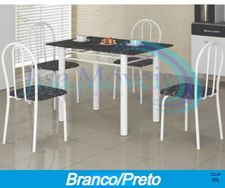 Conjunto de Mesa Tubular Ane, Montagem e Frete Grátis*