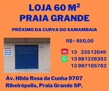 Loja 60 m2 na Praia Grande, Curva do S