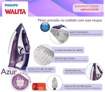 Ferro a Vapor Philips Walita Ri4415 Azur