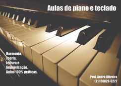 Aulas de Piano e Teclado. RJ