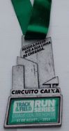 Medalha Corrida Track & Field Run Atletismo Esporte Center Norte 105mm