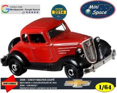 Matchbox 1934 Chevy Master Coupê Cor Vermelho 1/64