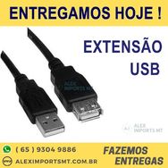 Extensão Cabo Usb A-macho A-fêmea 1,8 Metros Extensor Estensão