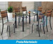 Conjunto de Mesa Tubular Milenium Max, Montagem e Frete Grátis*