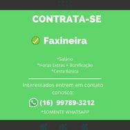 Vaga para Faxineira