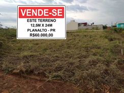 Lote em Planalto – PR – 300m2 – ótima Localização