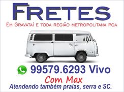 Frete Gravataí e Região Metropolitana, Praia, Serra - RS e SC