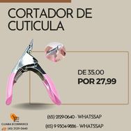 Alicate Cortador de Tipes de Unha em Gel Corta Tip Cortado