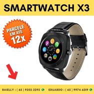 Relógio Smartwatch X3 Android Chip Mpc Relojio Inteligente Bom