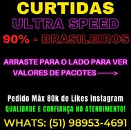 Curtidas Likes Instagram Hq *100% Br - Reposição 30 Dias