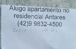 Alugo Apartamento em Ponta Grossa no Residencial Antares com 3 Quarto