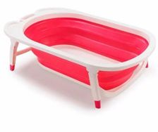 Banheira Dobrável Flexi Bath Rosa