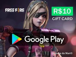 Cartão Google Play Store Gift Card R$10 Reais Br Android