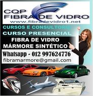 Curso Presencial Prático Fibra de Vidro e Mármore Sintetico