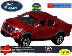 Matchbox 2018 Pickup Toyota Hilux 1/64