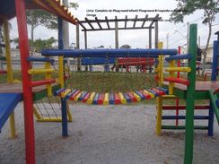 Playground de Madeira Rustica