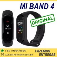 Mi Band 4 Original ( Global ) Mi Fit + Pulseira Relogio a Prova D Agua