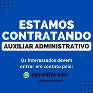 Vaga para Auxiliar Administrativo