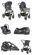 Carrinho Kiddo Galaxy + Bebê Conforto + Base