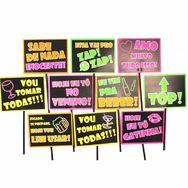 Placas Animadas Mix Balada Neon ( 10 Un )