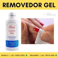 Gel de Limpeza Removedor de Solvente Limpador de Unhas Uv Remov Gel Un