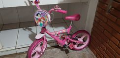 Bicicleta Aro 14 Princesas Disney da Bandeirante