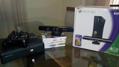 XBOX 360, Kinect,4gb Memory