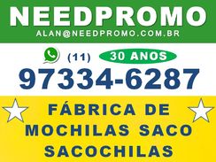 Fabricas de Sacochilas Promocionais? Fabricantes Sacochila Promocional