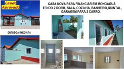 Vende Casa em Mongaguá com Garagem para 2 Carros!