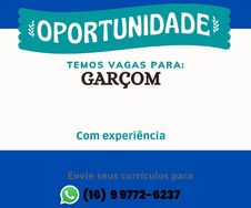 Vaga para Garçom