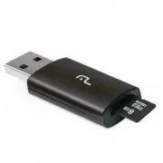 Cartão de Memória Multilaser 8gb Micro Sd+usb Adaptador