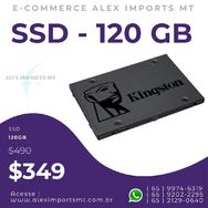 SSD 120 GB Sata 3 Kingston Hard Disk Sa400s37 / 120g Cartao