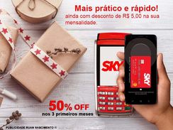 Sky - no Seu Cartão de Crédito ou Débito