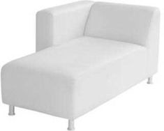 Sofá Chaise Branco Tok Stok