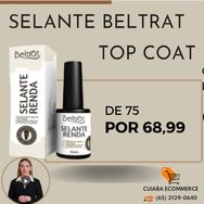 Selante Fortalecedor Unha Top Coat Beltrat Brilho Intenso Nail